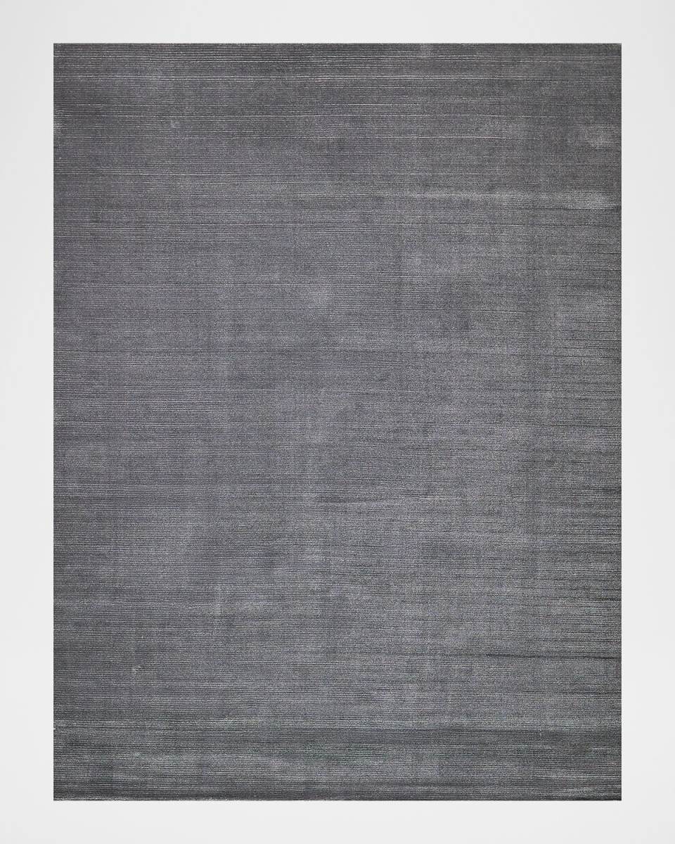 Pavia Hand-Loomed Gray Rug, 6' x 9'